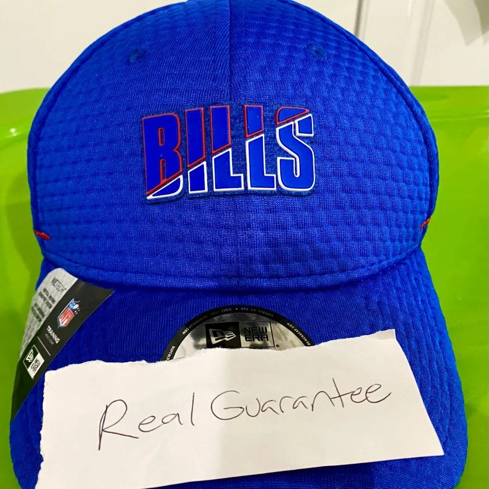 Nwt New Era Buffalo Bills Summer Tech 39thirty Loose Fit Hat Cap Josh Allen NFL - Picture 4 of 7